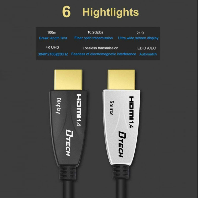 DT-HF558 HDMI Fiber Cable V1.4