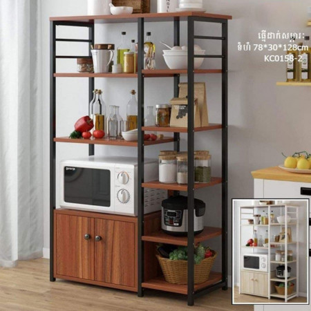 Kitchen microwave rack kitchen rack floor multi-layer storage