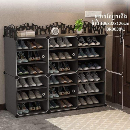 Shoe rack simple home door large-capacity economical bedroom