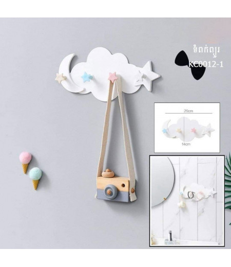  Adhesive Hooks, Heavy Duty Stick on Hooks Waterproof Wall Hangers for Hanging Coat, Hat, Towel Robe Hook Rack Wall Mount for Bathroom, Bedroom,Kitchen 
