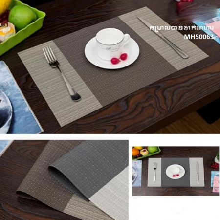 Western table mat high-end light luxury table mat soup bowl insulation mat table mat feeling