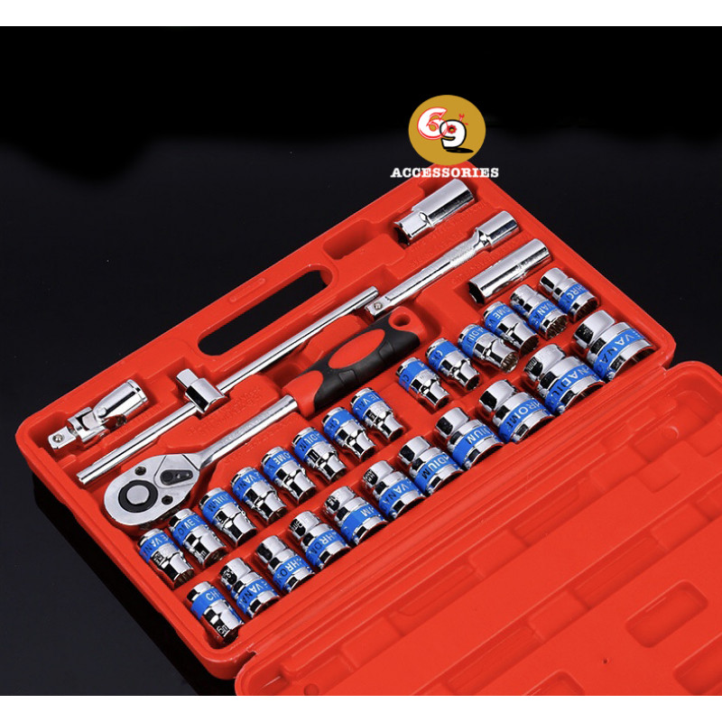 32 pcs Sockets Set Ratched Wrench Hand Tool Set 