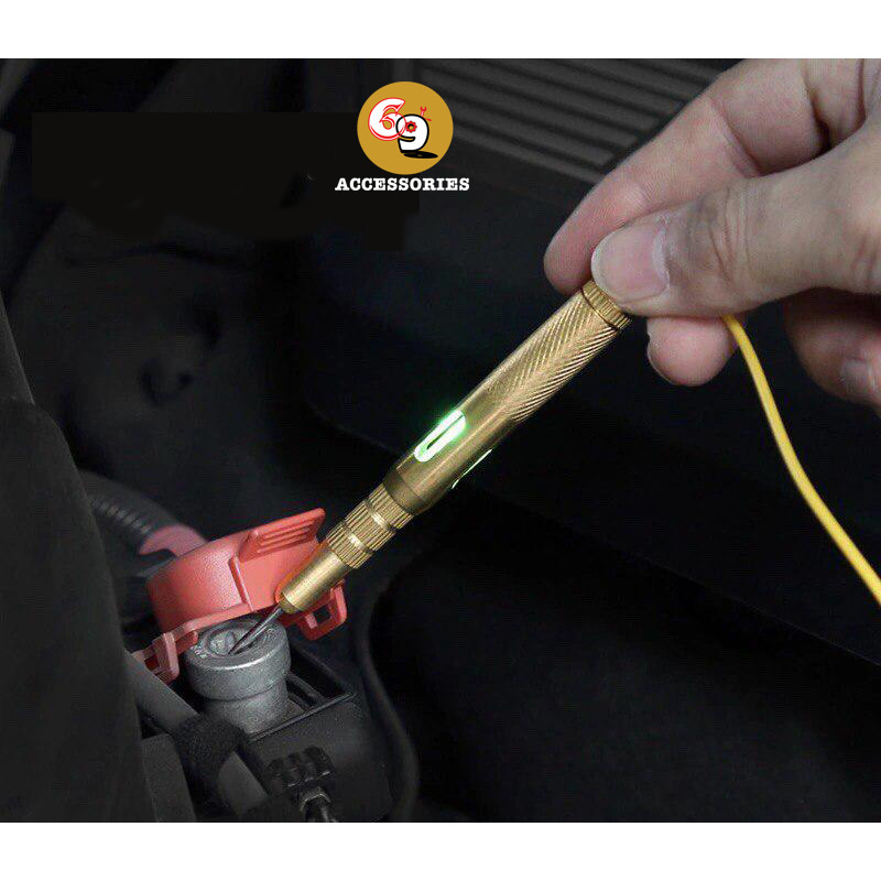 6V-24V Car Circuit Tester Probe Light System Test Probe Lamp Auto Light Lamp Voltage Test Pen Detector Copper