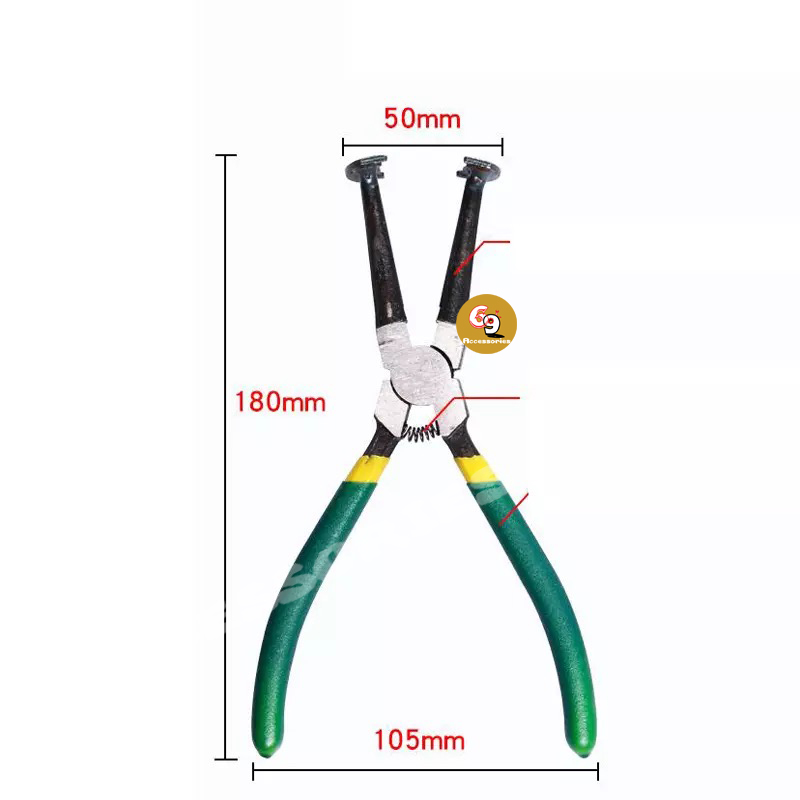 14Rings Piston Ring Compressor  Plier Clamp Remover Assembly  Engine Tool Cylinder Installer  Ratchet Pliers 62-140mm