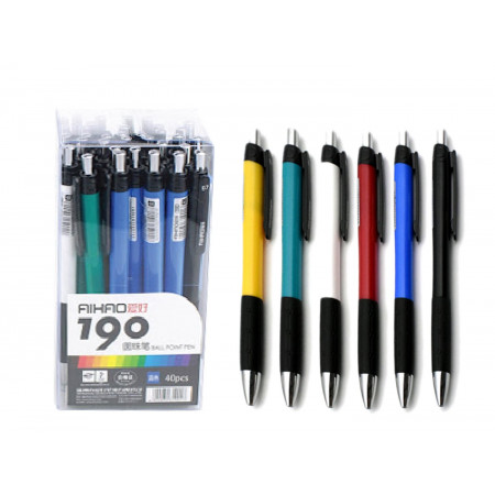 blue ballpoint pen
