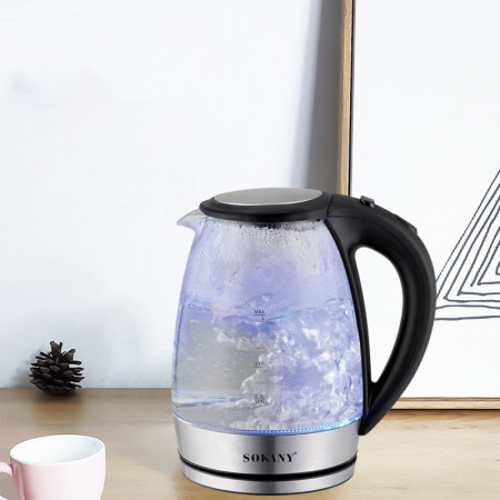 Glass kettle