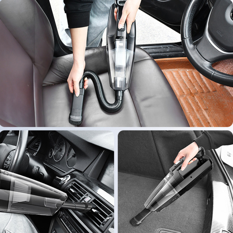 Car vacuum cleaner and tire inflator