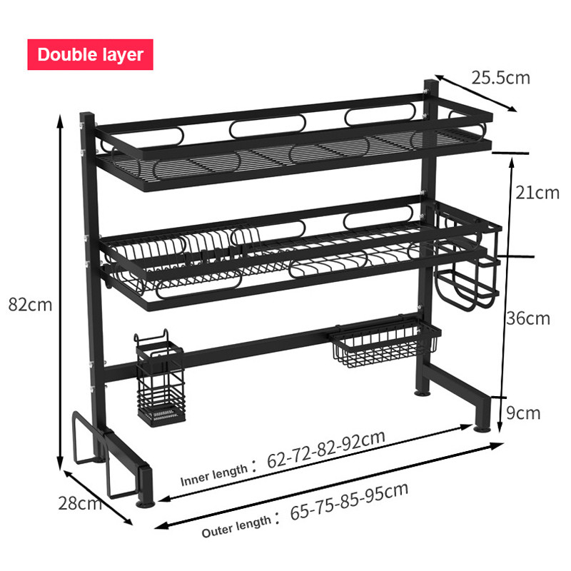 Plate rack 9.5m (2 floors)