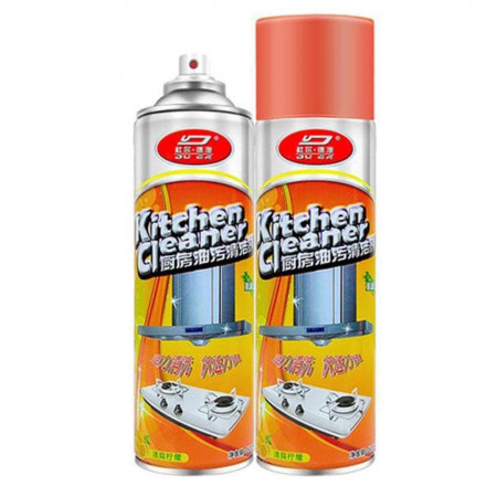 Spray to clean the stove