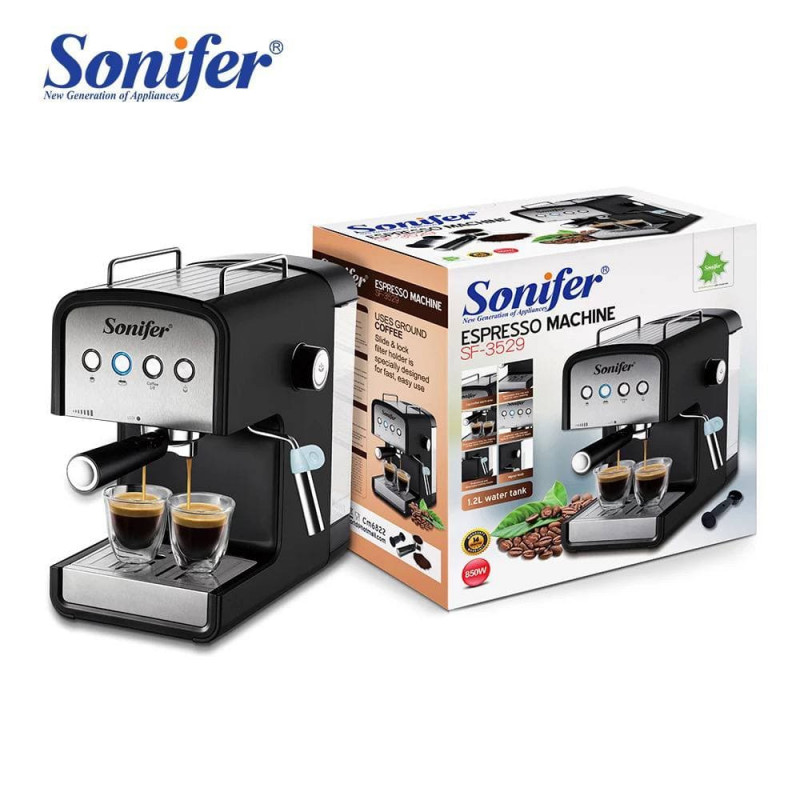 Make coffee and steam milk (Sonifer)