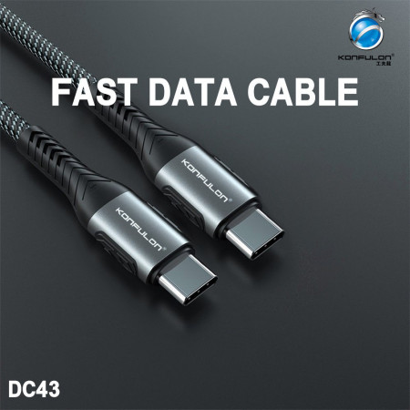 KONFULON Fast DATA Cable Model DC43 TYPE-C TO TYPE-C