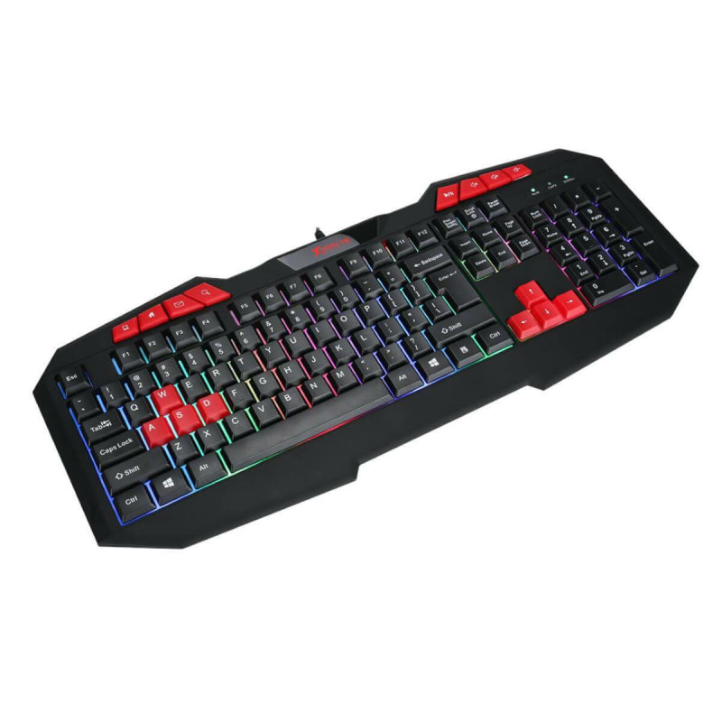 Gaming Keyboard with backlit mixed colors + mouse combo MK-503