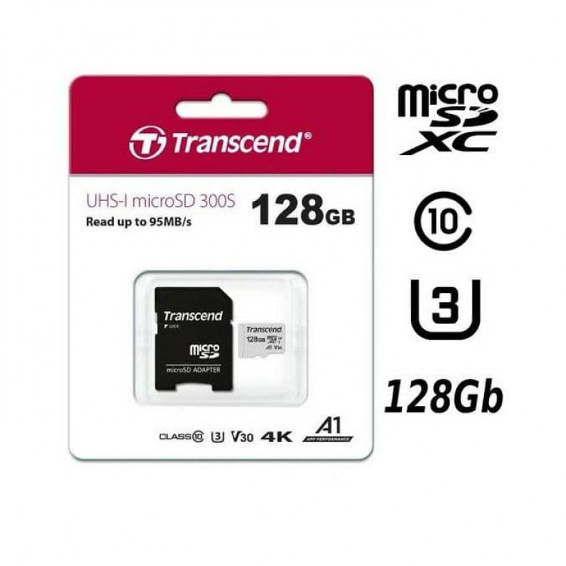 Transcend Micro SDHC Memory Card with SD Adapter