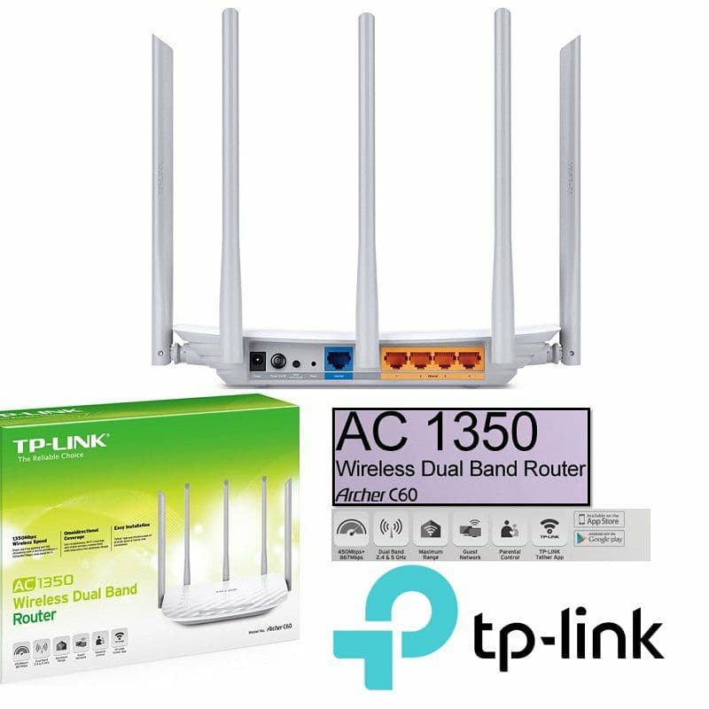 TPLINK AC1350 Wireless Dual Band Router