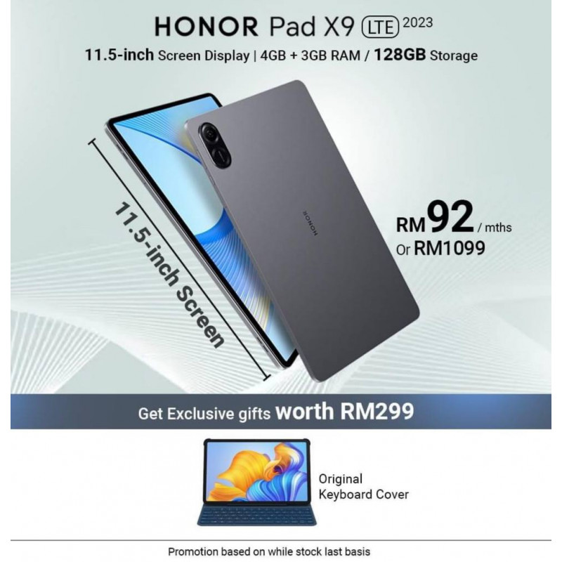 Honor Pad X9 4GB RAM -128G