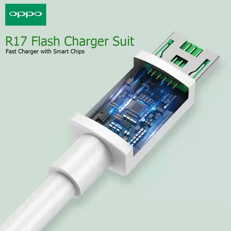 OPPO Adapter Fast Charger Cable R17 VOOC 20W 
