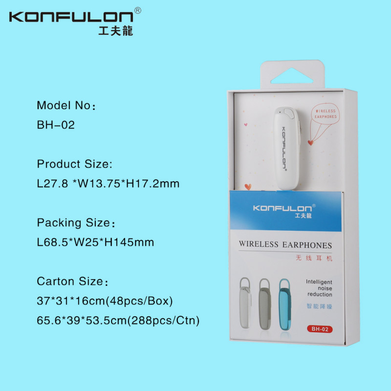 Konfulon Single Bluetooth headphone BH-02