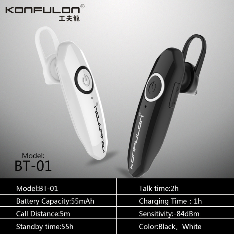 Konfulon Single Bluetooth earphone 4.1 BT-01
