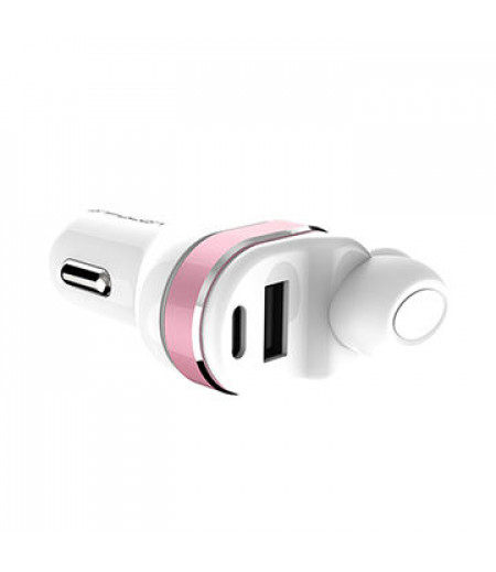 Konfulon Car Charger BT-05 Come with Bluetooth earphone
