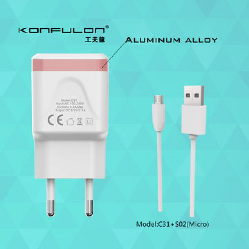 Konfulon Adapter+Charger Cable C31-Micro