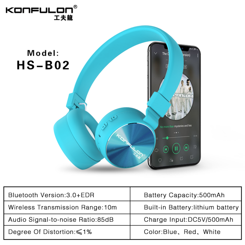 Konfulon Bluetooth Headset HS-B02