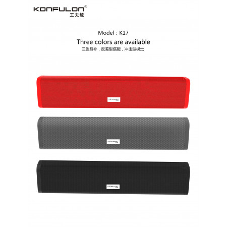 Konfulon Bluetooth Speaker 5.0 K17 1200mAh