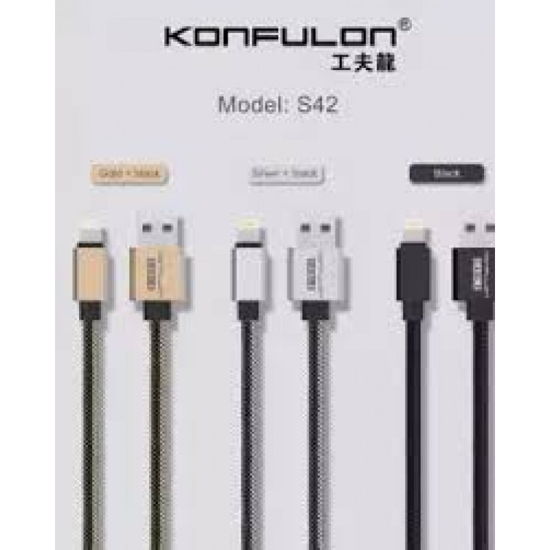 Konfulon iPhone Cable Charger S42 Lightning