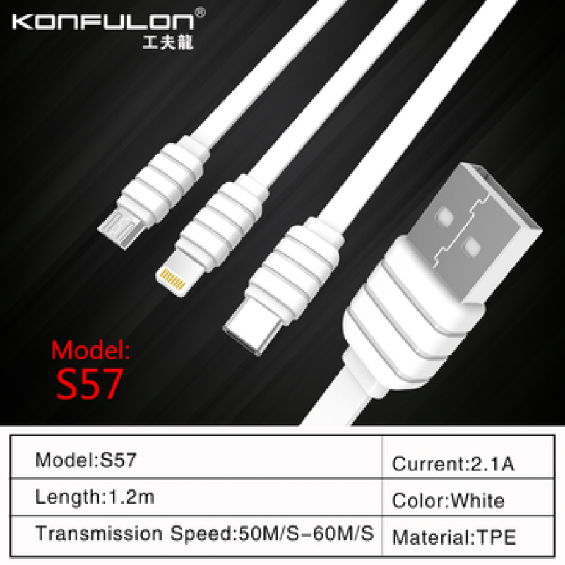 Konfulon ChargerCable S57 3in1