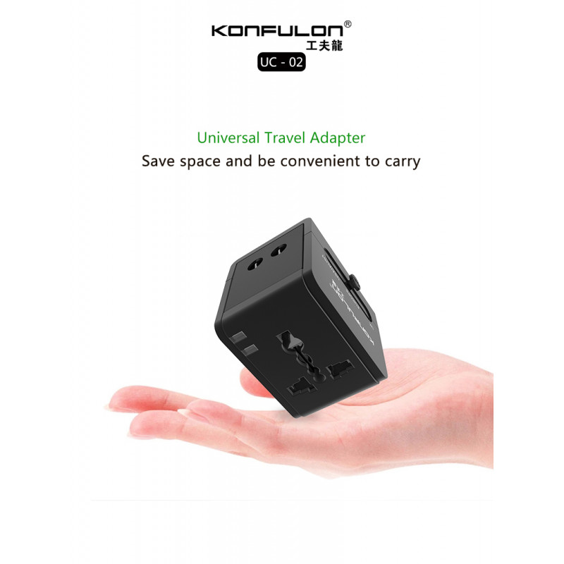 Konfulon Universal Travel Adapter UC02