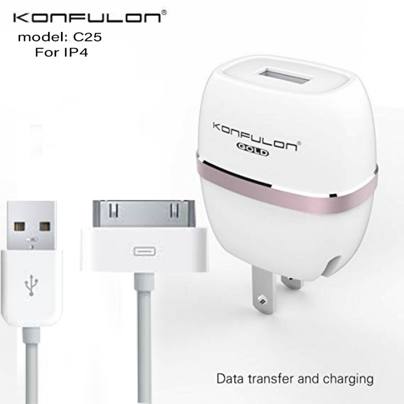 Konfulon Adapter+iPhone4 Cable C25 - IP4G/4GS