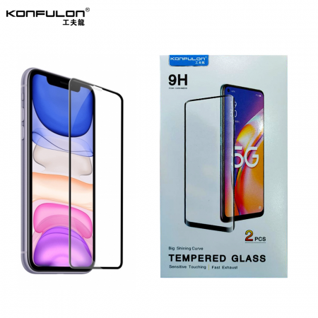 Konfulon iPhone Screen protection Tempered Glass 9H High Hardness XsMax / 11 Promax /12 Promax /13 Promax