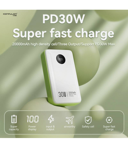 Konfulon Fast Charger Powerbank A31Q 20000mAh