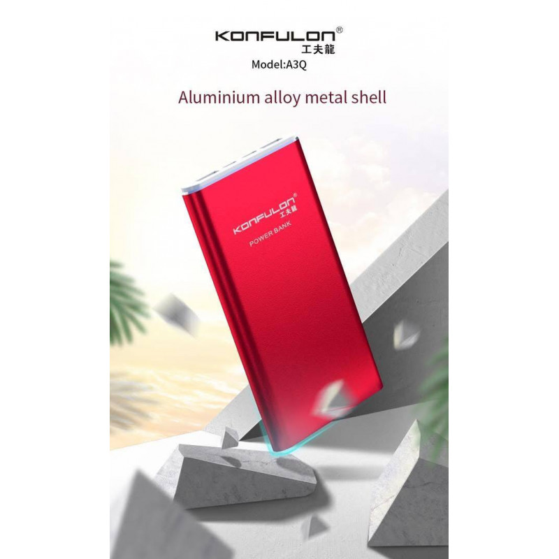 Konfulon Power bank 10000mAh QC 3.0 20W Model A3Q 