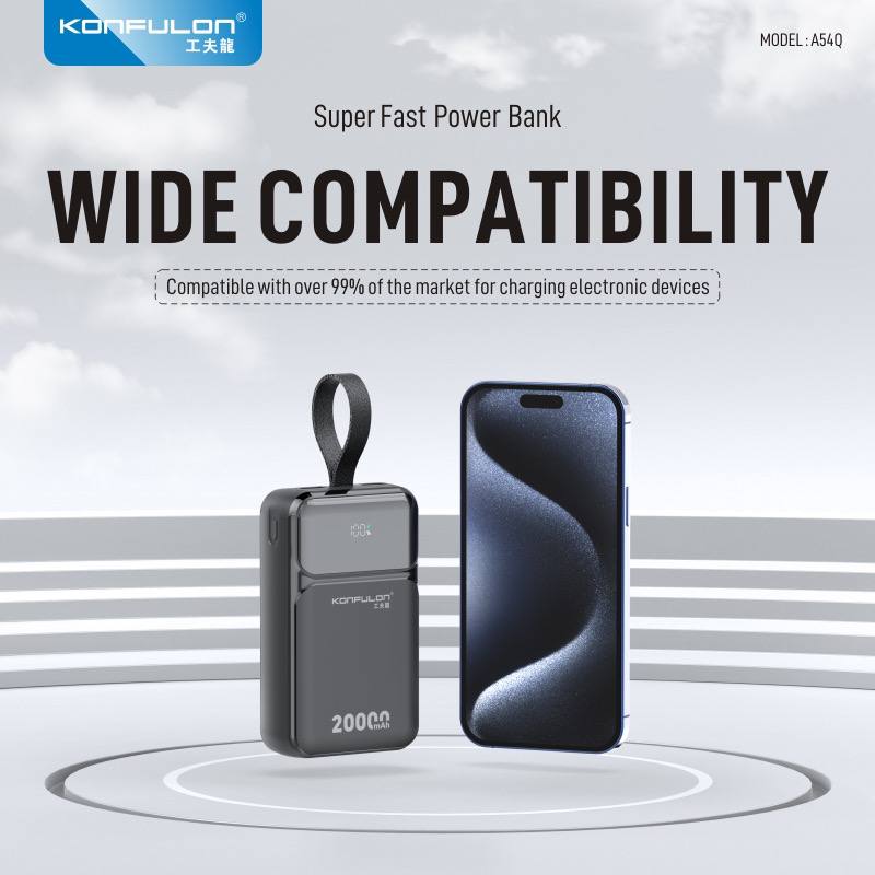 KONFULON POWER BANK 20000MAH MODEL A54Q