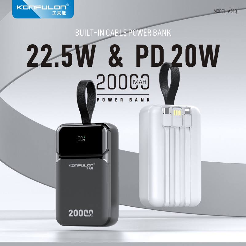 KONFULON POWER BANK 20000MAH MODEL A54Q