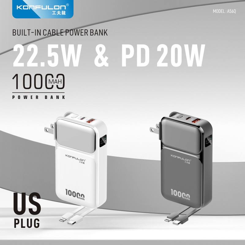 KONFULON MINI POWER BANK 10000MAH MODEL A56Q