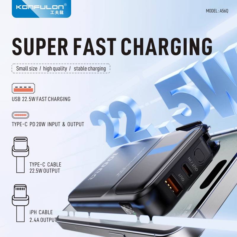 KONFULON MINI POWER BANK 10000MAH MODEL A56Q