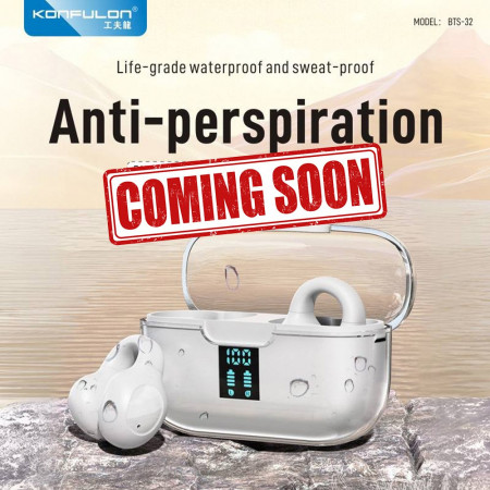 KONFULON BLUETOOTH WIRELESS LONG BATTERY LIFE EARPHONE BTS32