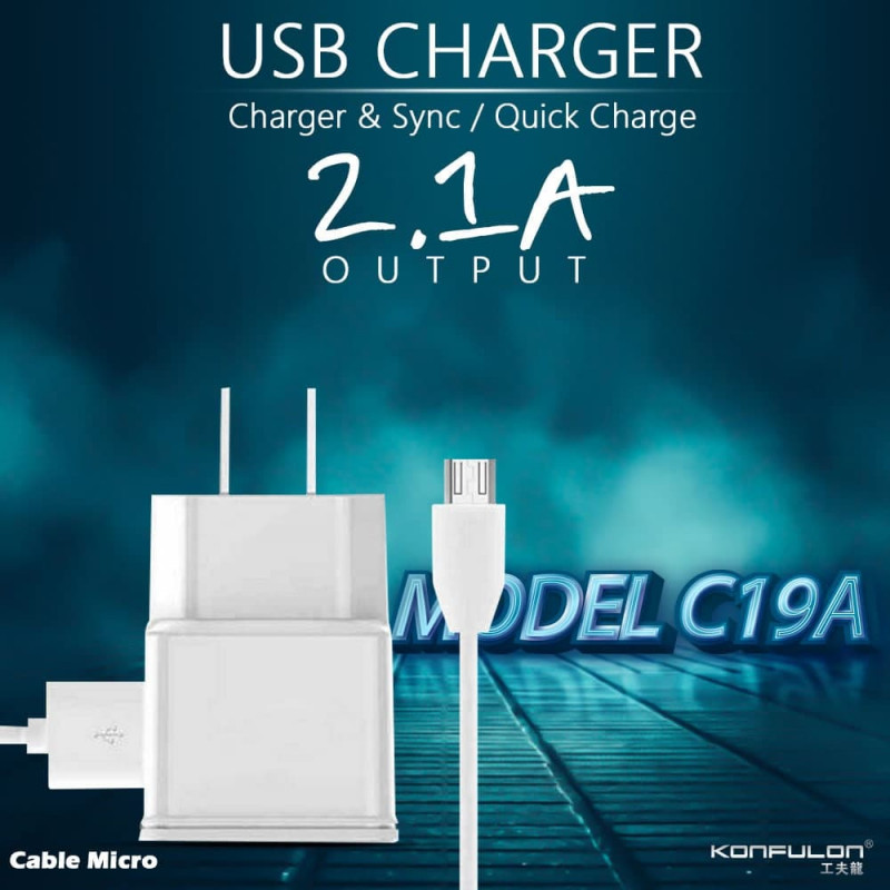 Konfulon Adapter+Cable C19A Micro