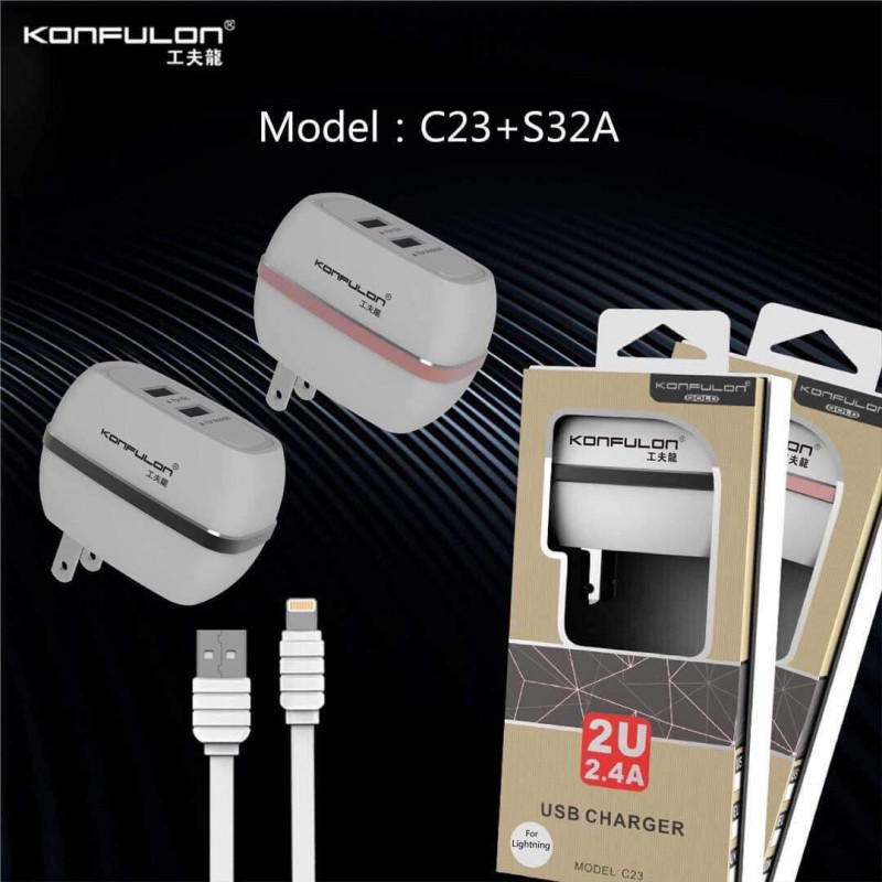 Konfulon Adapter+cable C23-Lightning