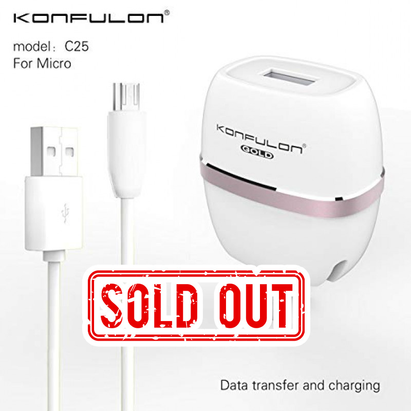 Konfulon Adapter + Cable Charger C25-Micro