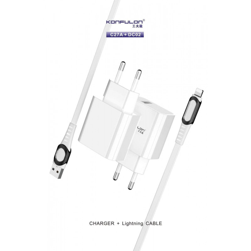 Konfulon Adapter + iPhone CableC27A+DC02