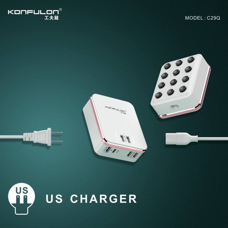 Konfulon Quickcharge Adapter Charger C29Q 40.5W