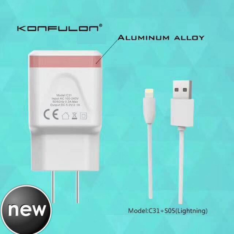 Konfulon Adapter+Charger Cable C31
