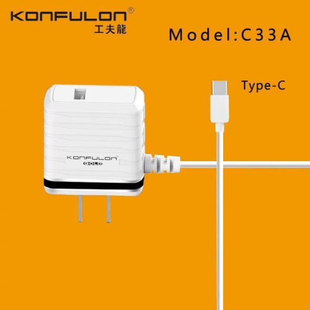 Konfulon Adapter Charger+Cable C33A-Type C
