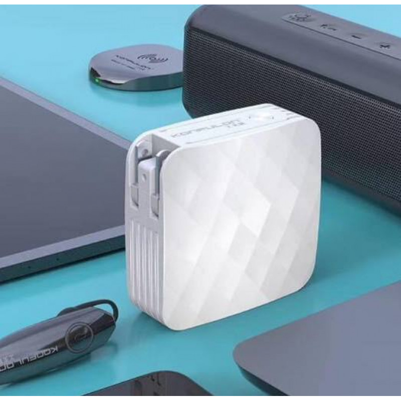 Konfulon Adapter Charger Come with Power bank 5000mAh Model C55