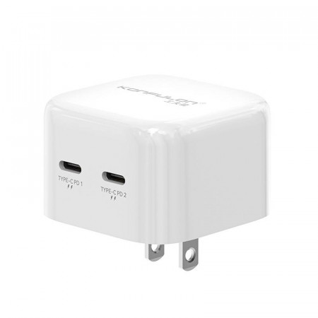 Konfulon USB charger C83Q with Dual Type-C 36W 