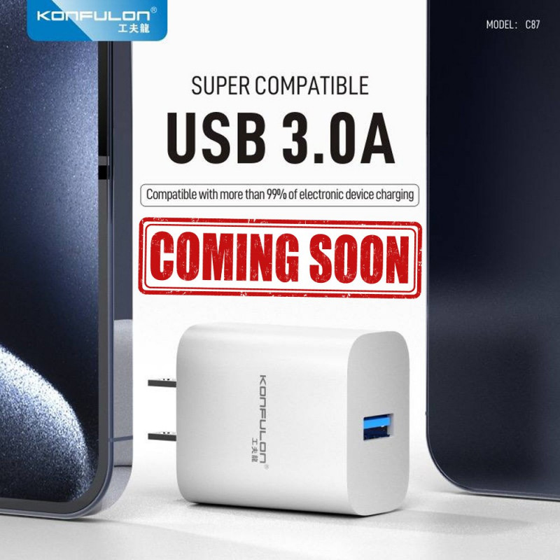 KONFULON Adapter Fast Charging 3.0A Model C87