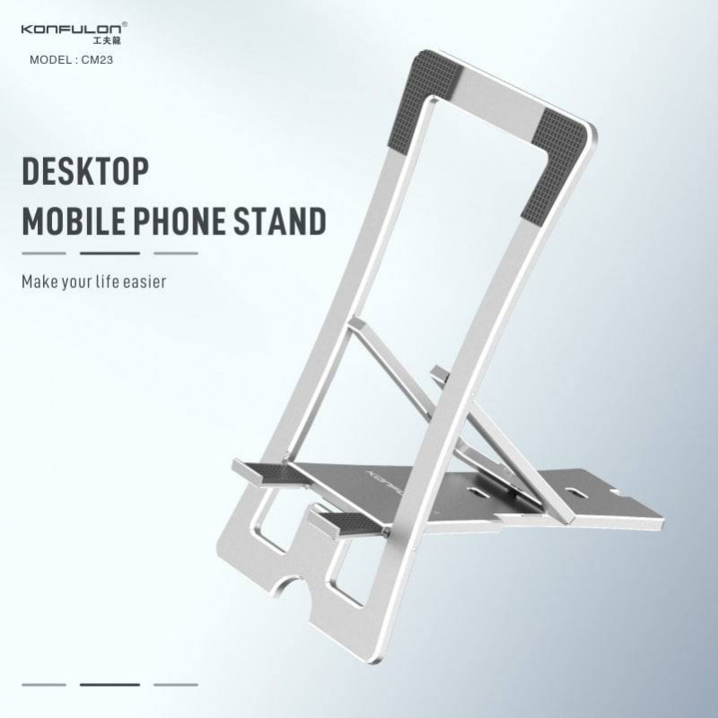 Konfulon Desktop Mobile Phone Stand Folding Design CM-23