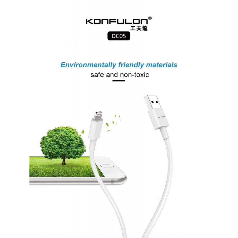 Konfulon Charger Cable DC04 Micro DC05 iPhone DC06 Type-C